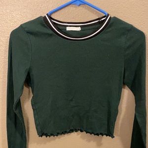 Long sleeve crop top